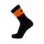 Point 6 Pop Top Ultra Light Crew  Men's Socks, Black/Orange, Medium 1270-290-06