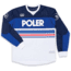 Poler Brake Check Moto Jersey, Extra Small, Navy, 21340002-Navy-XS