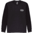 Poler Brand Brand Long Sleeve Shirt, Small, Black, 214APM2204-Black-S