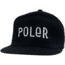 Poler Furry Font Snapback Hat, Black, One Size, 214ACU7008-Black-O/S