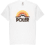 Poler Mountain Rainbow T-Shirt, 2XL, White, 213APM2011-White-XXL