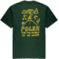 Poler Nowhere T-Shirt, Large, Forest Green, 213APM2006-Forest Green-L