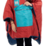 Poler Poncho, Blueberry/Cherry, One Size, 214ACU5601-BlCherry-O/S