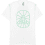 Poler Sunburst T-Shirt, Large, White, 221APM2010-White-L