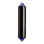 Polyform U.S. F-4 Twin Eye Fender 8.5in x 40.5in - Black, F-4-BLACK