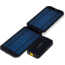 PowerTraveller Extreme Solar powered Charger, Black/Orange Striping, Battery -5.3 x 2.8 x .78 mm, solar -7.91 x 4.48 x , PTL-EXT001