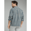 prAna Ansel Long Sleeve Flannel Shirt- Mens, Weathered Blue, Large, M23181370-WEBL-L