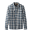 prAna Ansel Long Sleeve Flannel Shirt- Mens, Weathered Blue, Large, M23181370-WEBL-L
