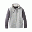 prAna Asbury Full Zip Hood Mens, Black Heather Colorblock, Large, M21181325-BHCX-L