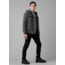 prAna Asgard Hooded Flannel Shirt, Charcoal, XLarge, 1964511-020-ST-XL