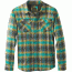 prAna Asylum Long Sleeve Flannel - Men's-Safari-Medium