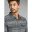 prAna Asylum Long Sleeve Flannel Shirt - Men's, Grey Heather, Medium, M23170385-GYHT-M