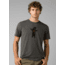 prAna Bear Squeeze Journeyman 2 T-Shirt, Charcoal Heather, Large, 1966821-001-ST-L