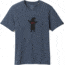 prAna Bear Squeeze Journeyman T-Shirt - Men's, Large, Denim Heather, 1966311-401-SL-L