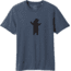 prAna Bear Squeeze Journeyman T-Shirt - Men's, Medium, Denim Heather, 1966311-401-SL-M