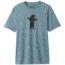 prAna Bear Squeeze Journeyman Tee - Men's, Blue Note Heather, Large, M13191530-BNHT-L