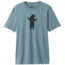 prAna Bear Squeeze Journeyman Tee - Mens, Blue Note Heather, Small, M13191530-BNHT-S