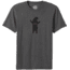 prAna Bear Squeeze Journeyman Tee - Mens, Charcoal Heather, Small, M13191530-CCHT-S