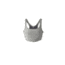 prAna Becksa Bralette, Silver Spray Heather, Large, W11190788 -041-L