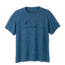 prAna Boulder Heathered Tee - Men's-Aqua Blue-Medium