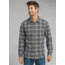 prAna Brayden Long Sleeve Flannel Shirt - Men's, Coal, XXLarge, M23181388-COAL-XXL