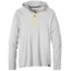 prAna Breaker Hooded 1/4 Zip Shirt - Men's -Silver-XX-Large