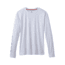 prAna Calder Long Sleeve - Mens, White Logo, Large, M2CALL115 -110-L