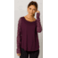 prAna Candi Top - Women's-Black Plum-Large