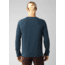 prAna Cardiff Fleece Crew - Men's, Extra Large, Dark Sky Heather, 1967981-400-ST-XL
