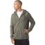prAna Cardiff Fleece Full Zip Hoodie, Rye Green, XLarge, 1967701-300-ST-XL