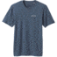 prAna Castle Crest T-Shirt - Men's, Denim Heather, Extra Large, M11201593-DEHT-XL