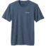 prAna Castle Crest T-Shirt - Mens, Denim Heather, Large, M11201593-DEHT-L