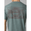 prAna Castle Crest T-Shirt - Mens, Smoky Blue Heather, Large, M11201593-SMHT-L