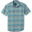 prAna Cayman Plaid Shirt - Men's, Smoky Blue, Medium, M11181353-SMBL-M