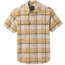 prAna Cayman Plaid Shirt - Mens, Stone, Medium, M11181353-STN-M