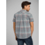 prAna Cayman Plaid Short Sleeve - Mens, Agave, Large, M11181353 -033-L
