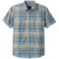prAna Cayman Plaid Short Sleeve - Mens, Rain, Large, M11181353-RAIN-L