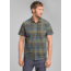 prAna Cayman Plaid Short Sleeve - Mens, Rye Green, Large, M11181353-RYGR-L