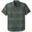 prAna Cayman Plaid Short Sleeve - Men's, Rye Green, Medium, M11181353-RYGR-M