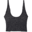 prAna Chakara Crop Top - Women's, Dark Iron Wild, Small, 1972231-020-S