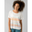 prAna Chez Tee - Womens, Soft White Stripe, Medium, W11190747-SWST-M