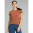 prAna Climbing Tee - Women's, Burnt Caramel Heather, Large, W1PRAN316-BCHT-L