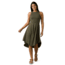 prAna Cozy Up Bayjour Dress - Womens, Cargo Green Heather, L, 1968691-301-L