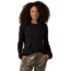 prAna Cozy Up Long Sleeve Tee, Black, Medium, 1964411-001-M