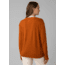 prAna Cozy Up Long Sleeve Tee, Gingerbread Heather, Medium, 1964411-800-M