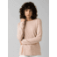 prAna Cozy Up Long Sleeve Tee - Womens, Champagne Heather, Medium, W21202125-CWHT-M