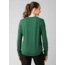 prAna Cozy Up Long Sleeve Tee - Womens, Deep Pine Heather, Large, 1971131-300-L