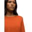 prAna Cozy Up Long Sleeve Tee - Womens, Fireside Heather, Extra Small, 1971131-800-XS