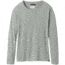 prAna Cozy Up Long Sleeve Tee - Women's, Heather Grey, Small, W21202125-HTGY-S