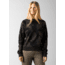 prAna Cozy Up Sweatshirt - Womens, Black Camo, Extra Small, 1967291-001-XS
